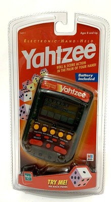 milton bradley yahtzee electronic handheld